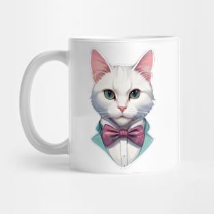 Fancy Cat with Bowtie no.13 Mug